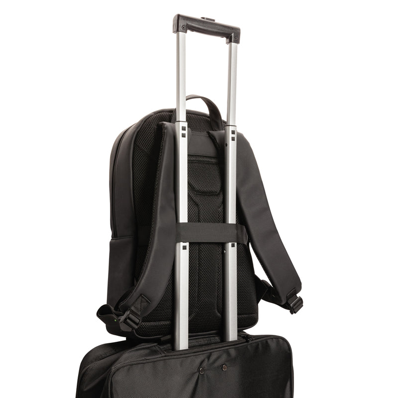 Load image into Gallery viewer, Swiss Peak deluxe PU laptop backpack PVC free - Custom Wood Designs
