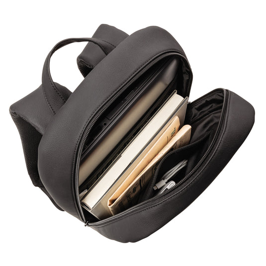 Swiss Peak deluxe PU laptop backpack PVC free - Custom Wood Designs