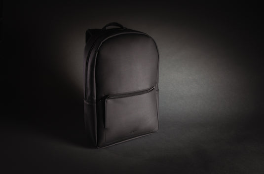Swiss Peak deluxe PU laptop backpack PVC free - Custom Wood Designs