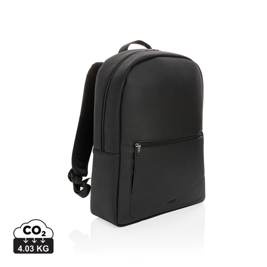 Swiss Peak deluxe PU laptop backpack PVC free - Custom Wood Designs