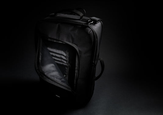 Swiss peak convertible travel backpack PVC free - Custom Wood Designs