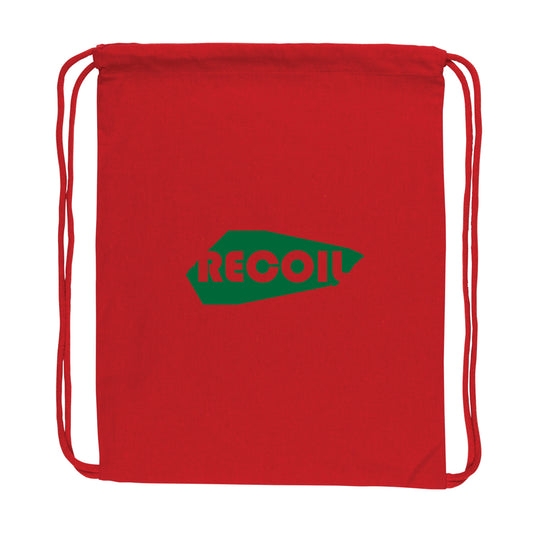 Recycled cotton drawstring backpack by XD Collection, Impact AWARE™ eco-friendly travel bag with adjustable cords and spacious interior.