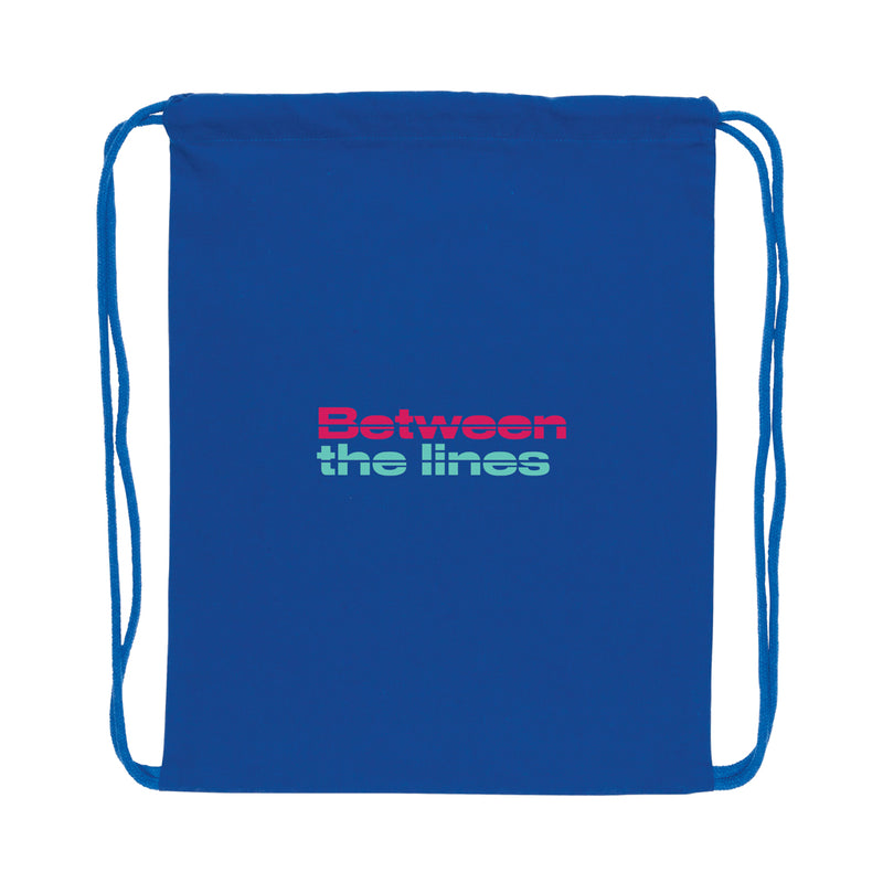 Load image into Gallery viewer, Recycled cotton drawstring backpack from XD Collection Impact AWARE™ with adjustable straps and spacious interior.
