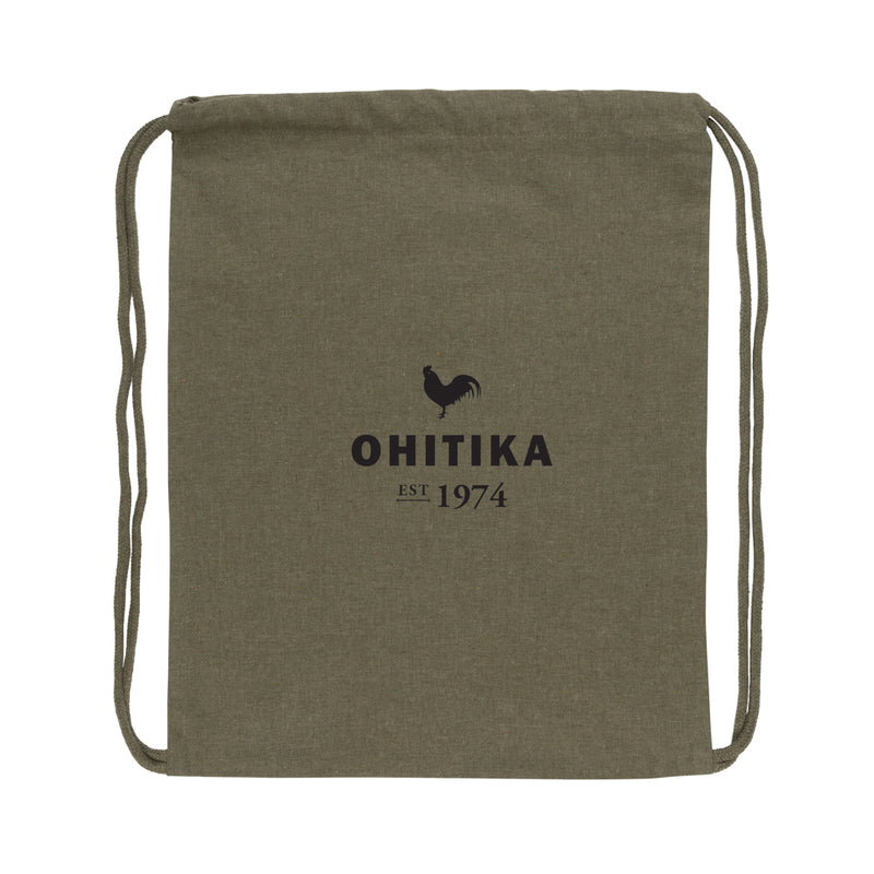 Load image into Gallery viewer, XD Collection Impact AWARE™ recycled cotton drawstring backpack, lightweight 145g, ideal for bags and travel, eco-friendly design.
