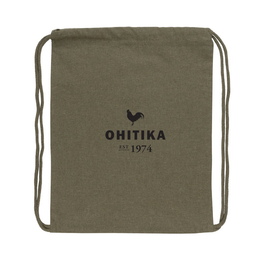 XD Collection Impact AWARE™ recycled cotton drawstring backpack, lightweight 145g, ideal for bags and travel, eco-friendly design.