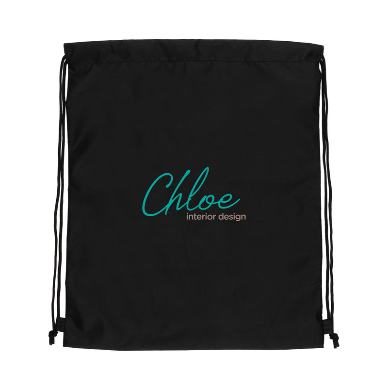 Load image into Gallery viewer, Impact AWARE™ RPET 190T drawstring bag by XD Collection, lightweight eco-friendly bag with drawstring closure and branded logo.
