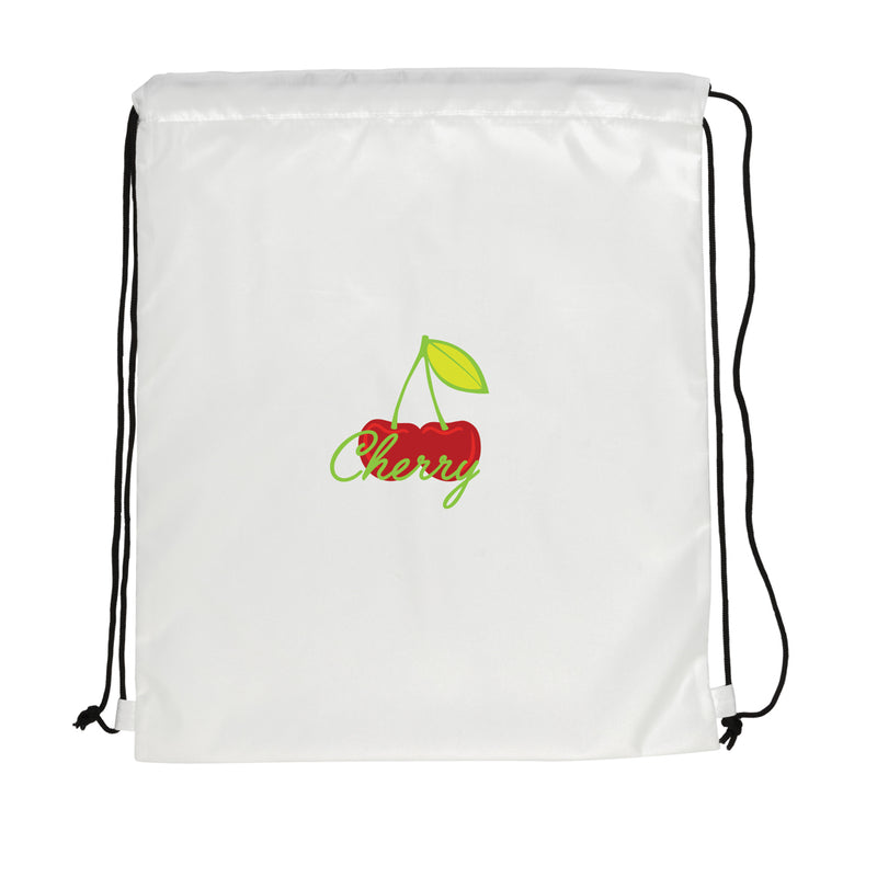 Load image into Gallery viewer, XD Collection Impact AWARE™ RPET 190T drawstring bag with black straps and logo, made from recycled materials, suitable for travel and everyday use.
