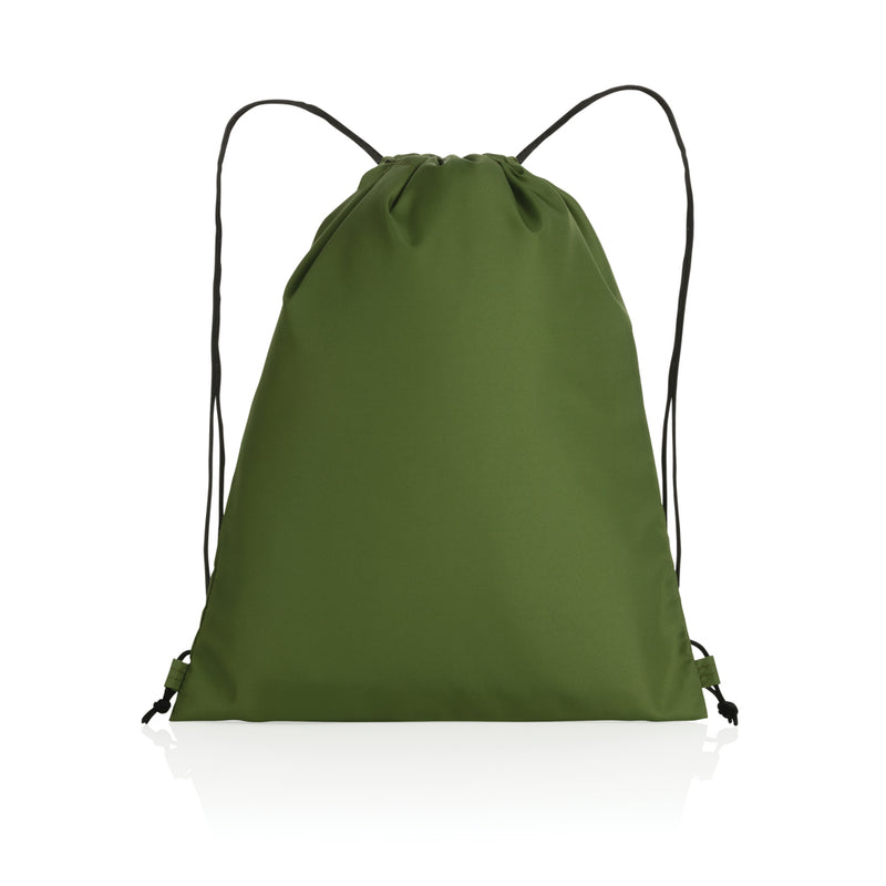 Load image into Gallery viewer, Light blue Impact AWARE™ RPET 190T drawstring bag from XD Collection with black drawstrings and a casual, versatile design
