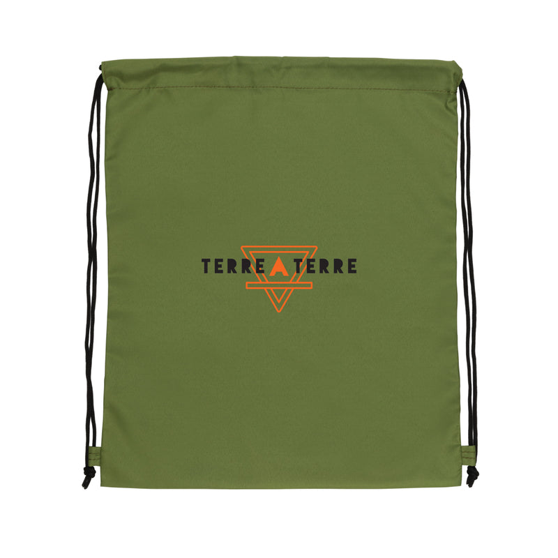 Load image into Gallery viewer, Impact AWARE™ RPET 190T drawstring bag from XD Collection, lightweight eco-friendly bag with drawstring closure and branded logo.
