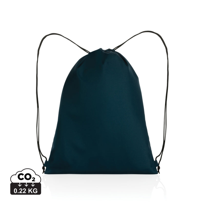 Load image into Gallery viewer, Impact AWARE™ RPET 190T drawstring bag by XD Collection, lightweight reusable bag with drawstring closure and eco-friendly fabric.
