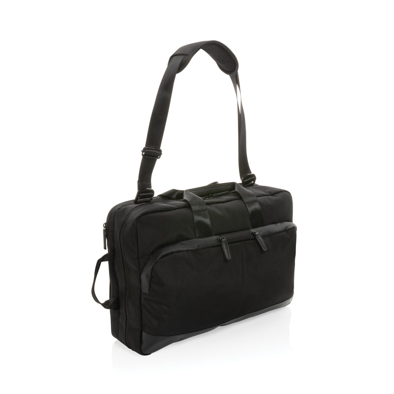 Load image into Gallery viewer, Swiss Peak Aware™ executive 2-in-1 laptop backpack - Custom Wood Designs
