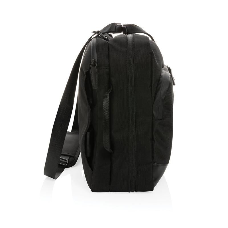 Load image into Gallery viewer, Swiss Peak Aware™ executive 2-in-1 laptop backpack - Custom Wood Designs
