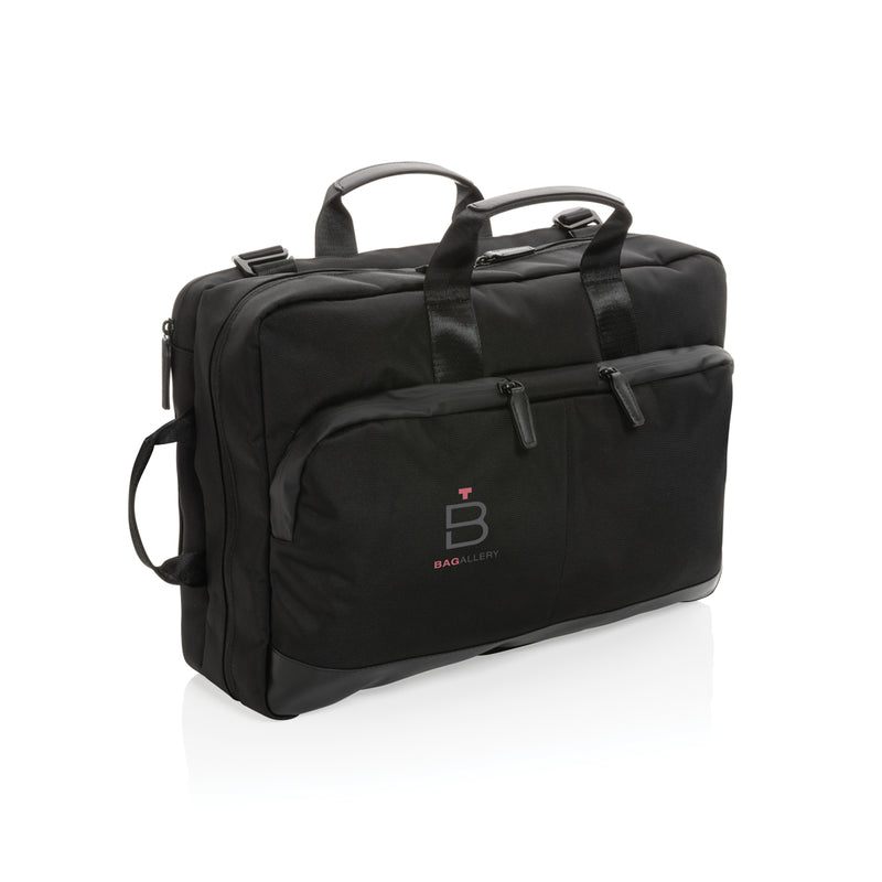Load image into Gallery viewer, Swiss Peak Aware™ executive 2-in-1 laptop backpack - Custom Wood Designs

