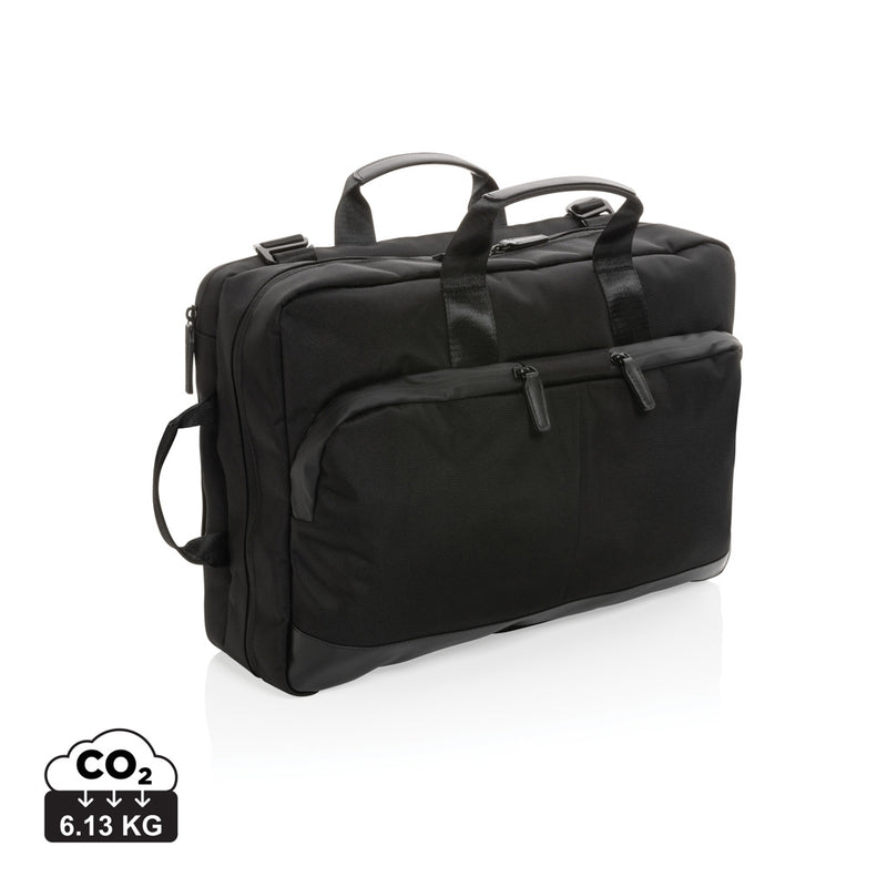 Load image into Gallery viewer, Swiss Peak Aware™ executive 2-in-1 laptop backpack - Custom Wood Designs
