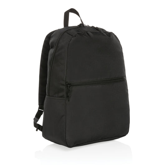 Lightweight Impact AWARE™ RPET backpack from XD Collection, showing its durable design and adjustable straps.