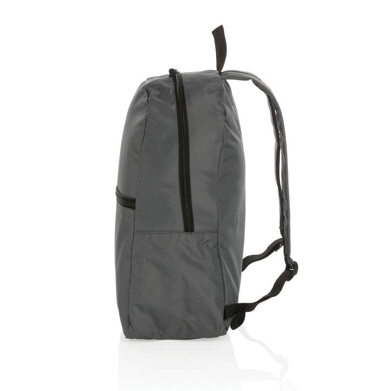 Load image into Gallery viewer, Lightweight Impact AWARE™ RPET backpack by XD Collection featuring multiple compartments and adjustable straps for travel and daily use.
