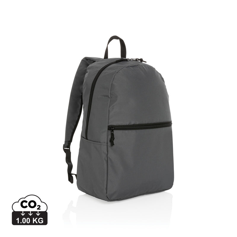 Load image into Gallery viewer, Lightweight Impact AWARE™ RPET backpack from XD Collection, with adjustable straps and multiple compartments for travel and everyday use.
