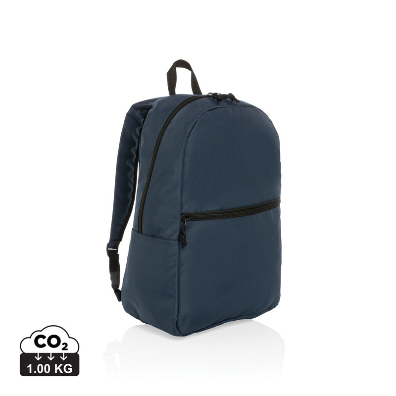 Load image into Gallery viewer, Lightweight Impact AWARE™ RPET backpack by XD Collection featuring adjustable straps and multiple compartments for travel and daily use.
