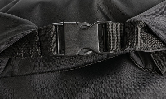 Lightweight Impact AWARE™ RPET rolltop backpack by XD Collection, showing its durable fabric and sleek rolltop design.