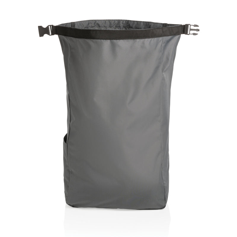 Load image into Gallery viewer, Lightweight Impact AWARE™ RPET rolltop backpack by XD Collection, showing its durable fabric and sleek design for bags and travel.

