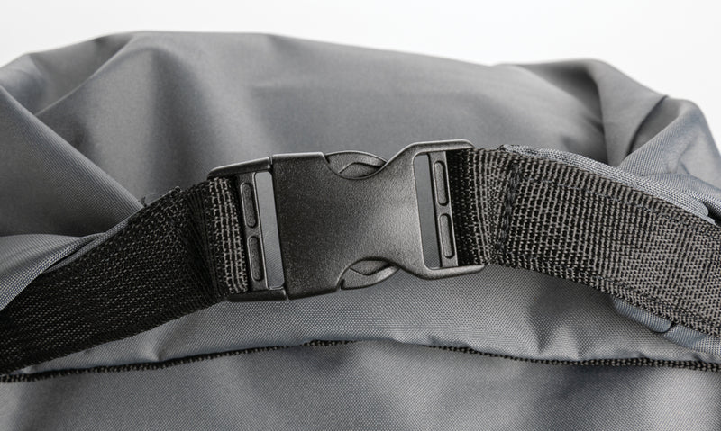 Load image into Gallery viewer, Lightweight Impact AWARE™ RPET rolltop backpack by XD Collection, showing durable design with adjustable straps and spacious interior.
