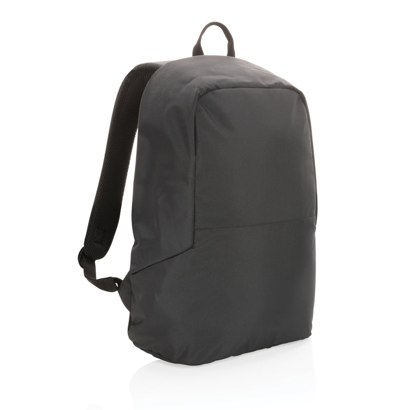 Load image into Gallery viewer, XD Collection Impact AWARE™ RPET anti-theft backpack with multiple compartments and padded straps, ideal for travel and daily use.
