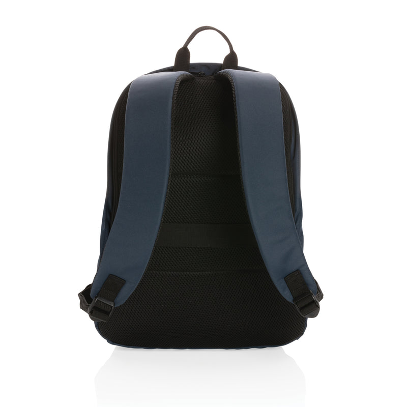 Load image into Gallery viewer, Impact AWARE™ RPET anti-theft backpack by XD Collection with multiple compartments, padded straps, and eco-friendly recycled materials.

