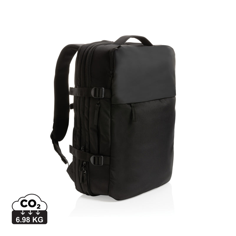 Load image into Gallery viewer, Swiss Peak AWARE™ RPET 15.6' expandable weekend backpack - Custom Wood Designs
