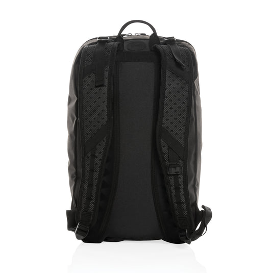 XD Collection Impact AWARE™ hiking backpack 18L with adjustable straps and multiple compartments, designed for outdoor travel.