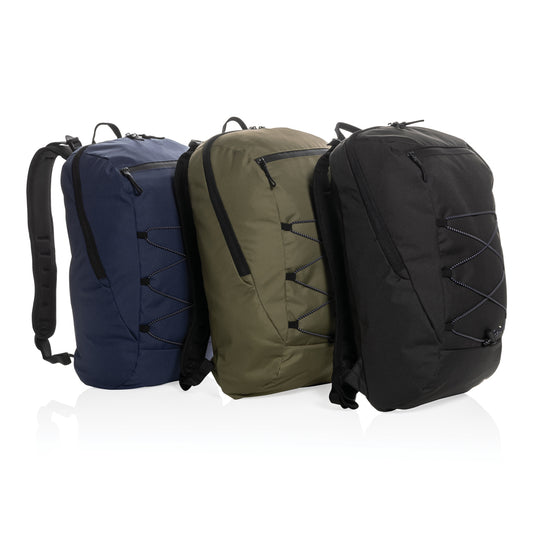 Impact AWARE™ hiking backpack 18L by XD Collection, shown with adjustable straps, multiple compartments, and durable outdoor fabric.