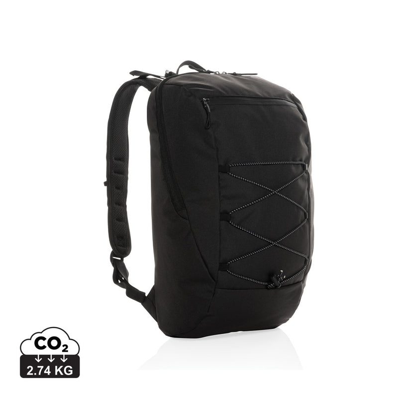 Load image into Gallery viewer, Impact AWARE™ hiking backpack 18L by XD Collection, showing the black outdoor bag with adjustable straps and multiple compartments.
