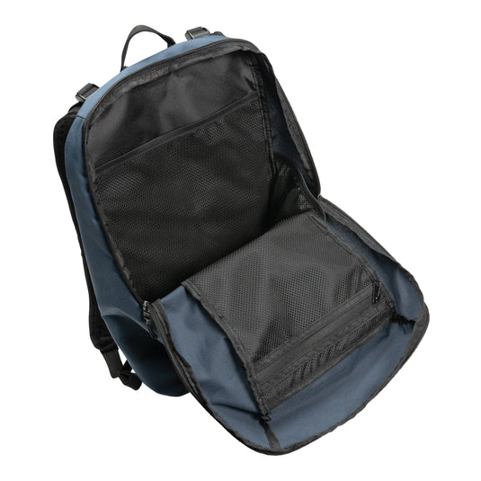 Impact AWARE™ hiking backpack 18L by XD Collection, showing the black outdoor bag with adjustable straps and multiple compartments.