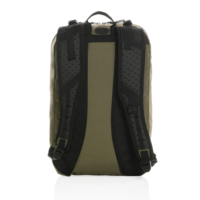 Load image into Gallery viewer, Impact AWARE™ Hiking backpack 18L by XD Collection, black outdoor bag with multiple compartments and adjustable straps.
