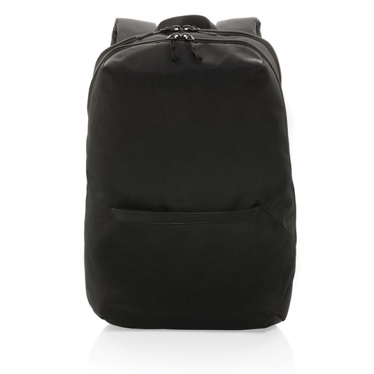 XD Xclusive Impact AWARE™ 1200D 15.6-inch modern laptop backpack with multiple compartments and padded shoulder straps.