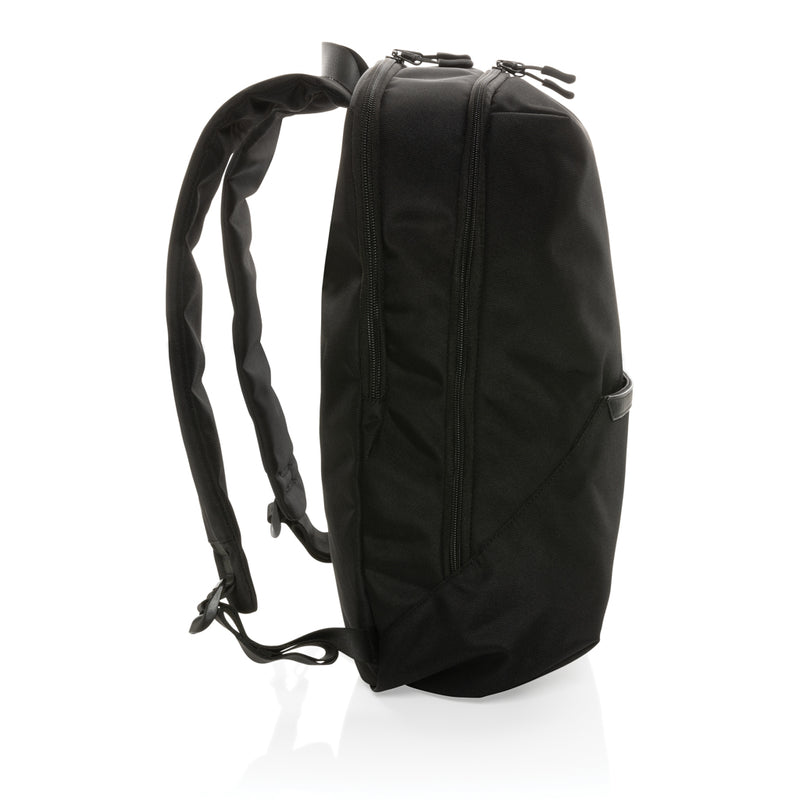 Load image into Gallery viewer, Impact AWARE™ 1200D XD Xclusive modern laptop backpack with padded compartments for 15.6-inch laptops and multiple storage pockets.
