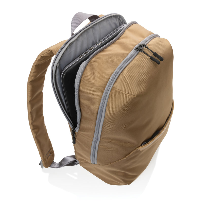 Load image into Gallery viewer, XD Xclusive Impact AWARE™ 1200D 15.6-inch modern laptop backpack with padded shoulder straps and multiple compartments.

