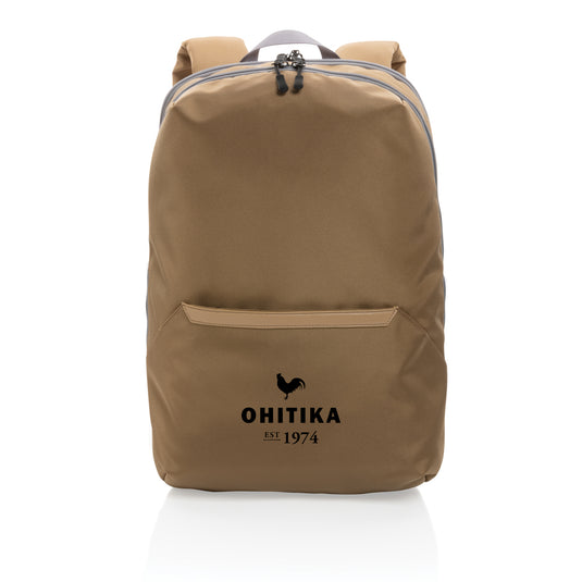 XD Xclusive Impact AWARE™ 1200D 15.6-inch modern laptop backpack with multiple compartments and padded shoulder straps.