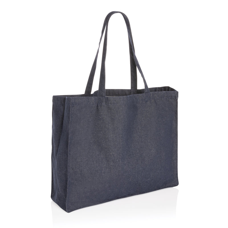 Load image into Gallery viewer, Impact AWARE™ recycled denim shopper - Custom Wood Designs
