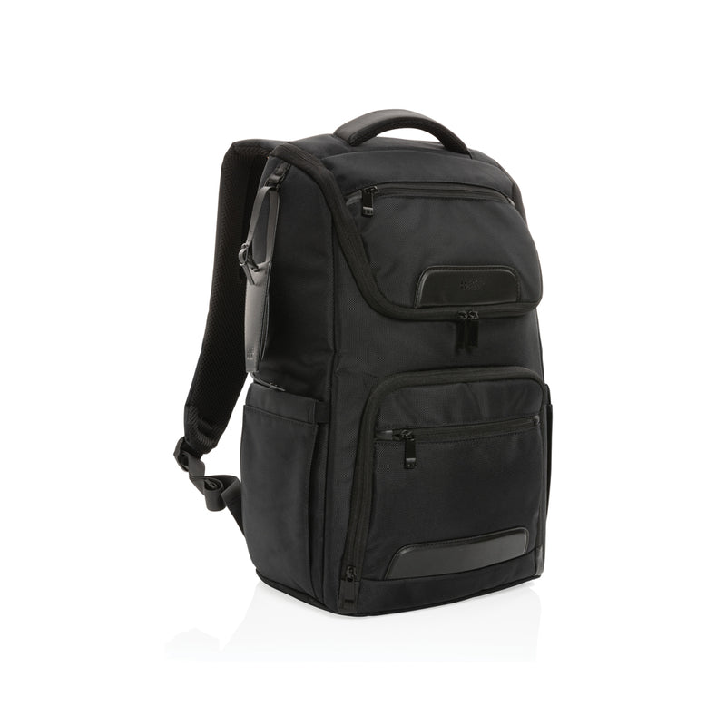 Load image into Gallery viewer, Swiss Peak AWARE™ RPET Voyager 15.6" laptop backpack - Custom Wood Designs
