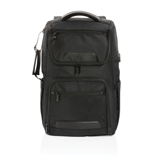 Swiss Peak AWARE™ RPET Voyager 15.6" laptop backpack - Custom Wood Designs