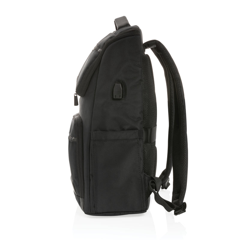 Load image into Gallery viewer, Swiss Peak AWARE™ RPET Voyager 15.6" laptop backpack - Custom Wood Designs
