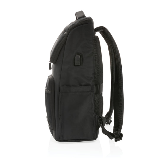 Swiss Peak AWARE™ RPET Voyager 15.6" laptop backpack - Custom Wood Designs