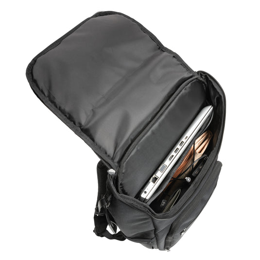 Swiss Peak AWARE™ RPET Voyager 15.6" laptop backpack - Custom Wood Designs
