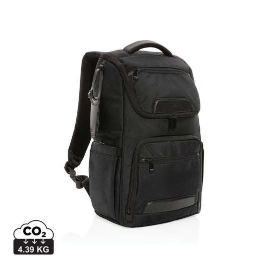 Swiss Peak AWARE™ RPET Voyager 15.6" laptop backpack - Custom Wood Designs