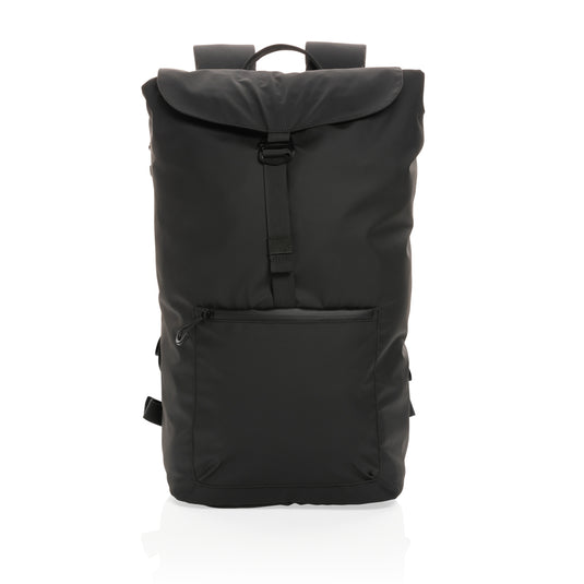 XD Collection Impact AWARE™ RPET water-resistant 15.6-inch laptop backpack with multiple compartments and padded straps.