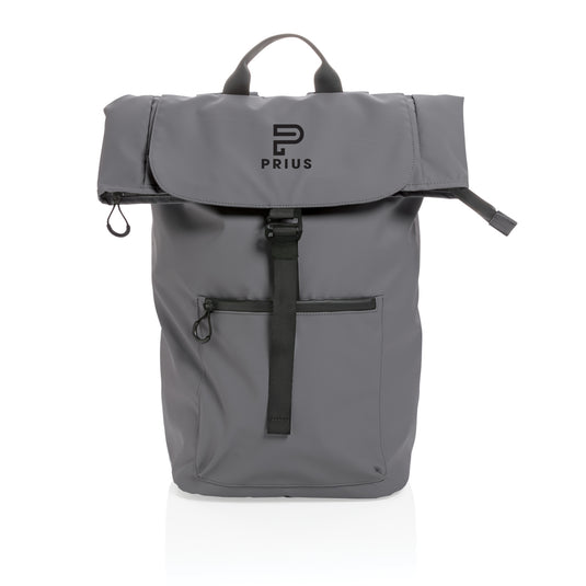 XD Collection Impact AWARE™ RPET water-resistant laptop backpack with 15.6-inch compartment, durable and eco-friendly bag for travel and daily use.