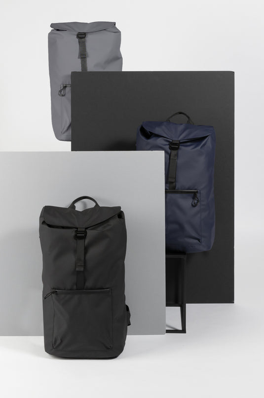 XD Collection Impact AWARE™ RPET water-resistant 15.6-inch laptop backpack with multiple compartments and padded shoulder straps.