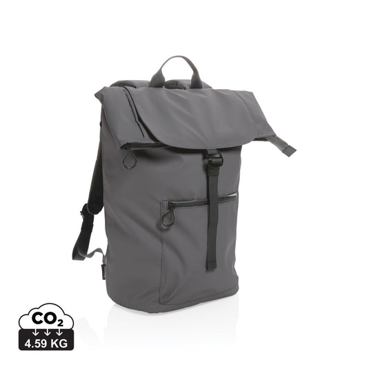 XD Collection Impact AWARE™ RPET water-resistant 15.6-inch laptop backpack in durable bags and travel style, with padded laptop compartment.
