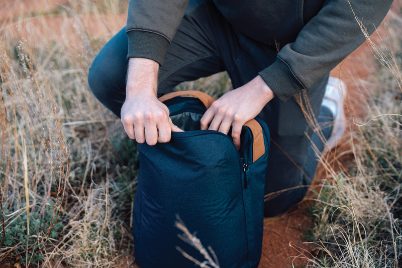Load image into Gallery viewer, XD Xclusive Impact AWARE™ two-tone deluxe 15.6-inch laptop backpack with padded compartments and stylish design.
