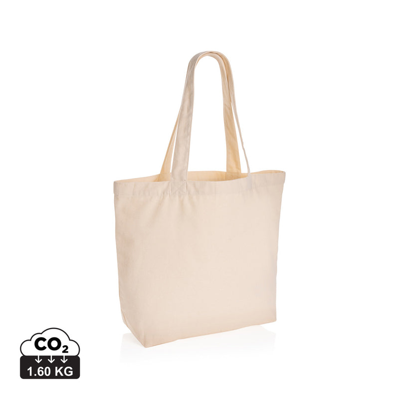 Load image into Gallery viewer, Impact Aware™ 240 gsm rcanvas shopper w/pocket undyed - Custom Wood Designs
